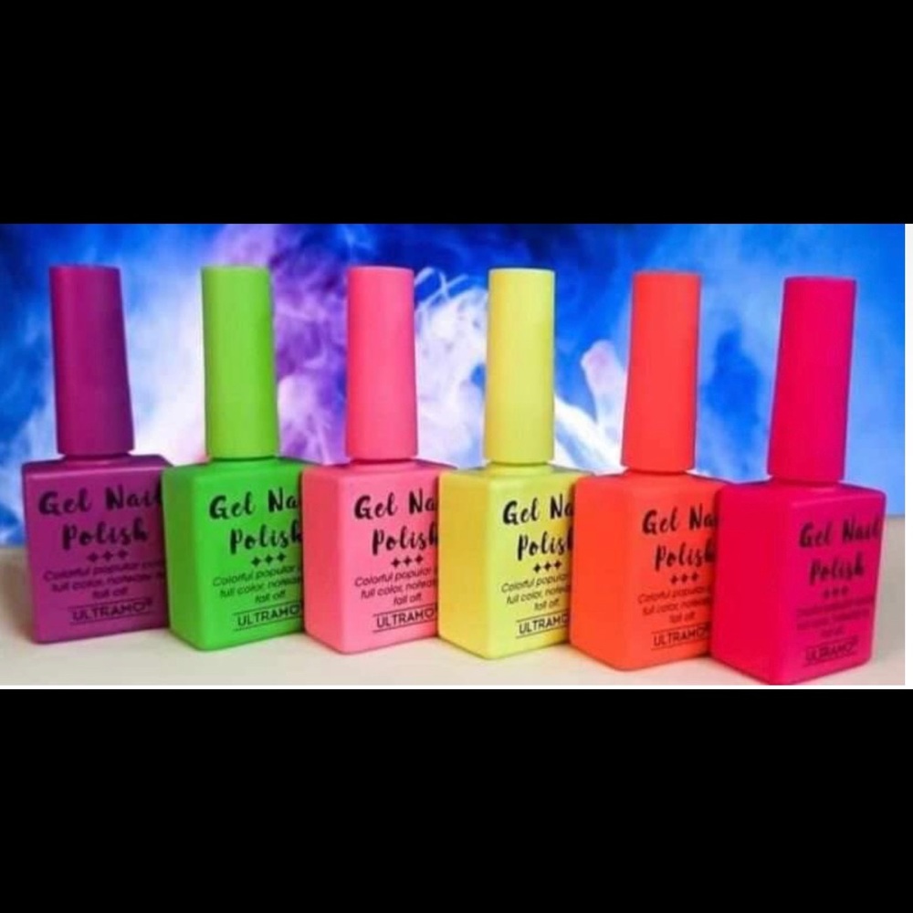 Nail polish neon